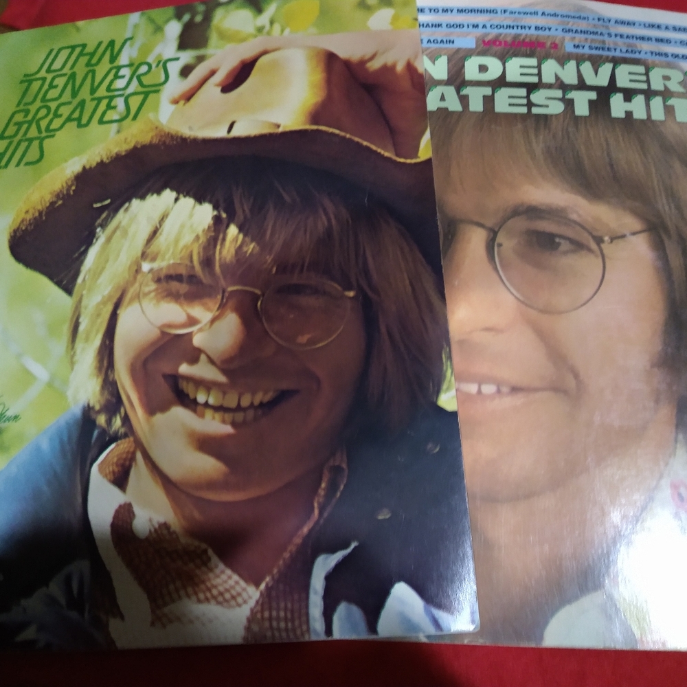 John Denver Greatest Hits #1 and 2 Guitar Songbooks, 1977